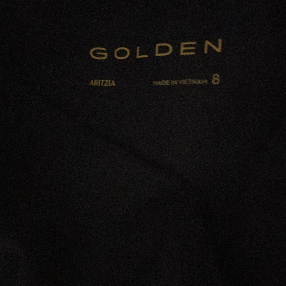 Aritzia Golden Athletic/Bike Shorts size 8 - Picture 3 of 3